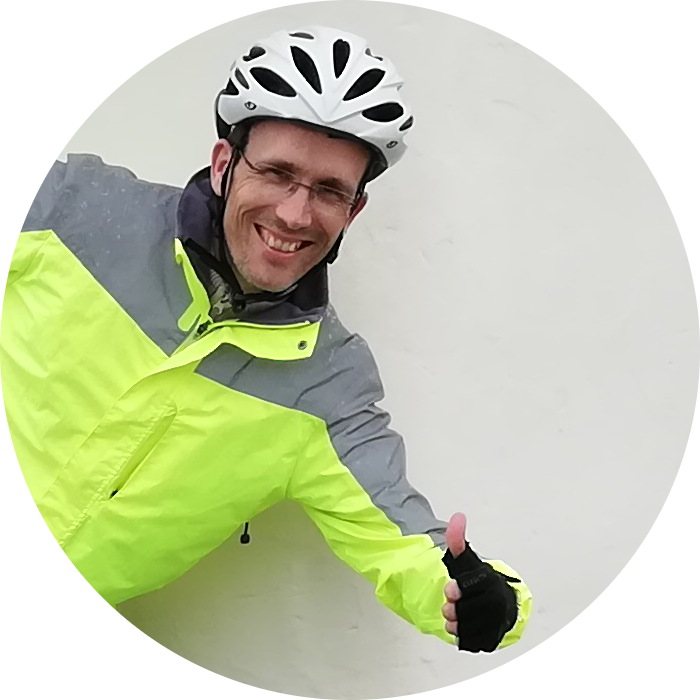 Portray of an happy rider